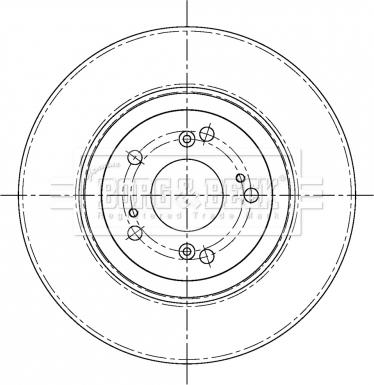 Borg & Beck BBD5220 - Jarrulevy inparts.fi