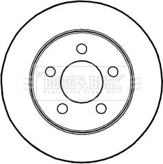 Borg & Beck BBD5227 - Jarrulevy inparts.fi