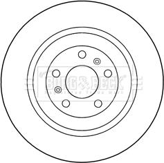 Borg & Beck BBD5274 - Jarrulevy inparts.fi