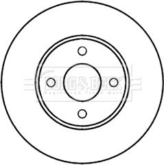 Borg & Beck BBD5273 - Jarrulevy inparts.fi