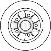 Borg & Beck BBD5742S - Jarrulevy inparts.fi