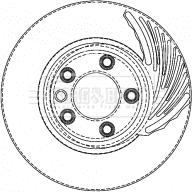 Borg & Beck BBD5759S - Jarrulevy inparts.fi