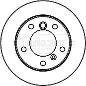 Borg & Beck BBD5751S - Jarrulevy inparts.fi