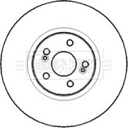 Borg & Beck BBD5764S - Jarrulevy inparts.fi