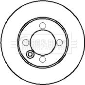 Borg & Beck BBD5701S - Jarrulevy inparts.fi