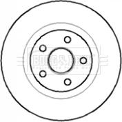 Borg & Beck BBD5711S - Jarrulevy inparts.fi