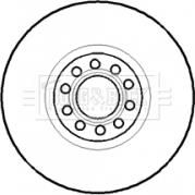 Borg & Beck BBD5734S - Jarrulevy inparts.fi