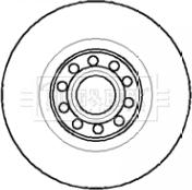 Borg & Beck BBD5730S - Jarrulevy inparts.fi