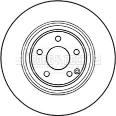 Borg & Beck BBD5737S - Jarrulevy inparts.fi