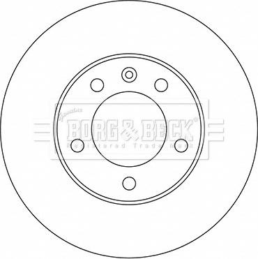 Borg & Beck BBD5722S - Jarrulevy inparts.fi