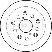 Borg & Beck BBD5775S - Jarrulevy inparts.fi