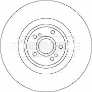 Borg & Beck BBD5773S - Jarrulevy inparts.fi