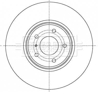 Borg & Beck BBD6091S - Jarrulevy inparts.fi