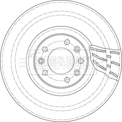 Borg & Beck BBD6098S - Jarrulevy inparts.fi