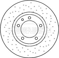 Borg & Beck BBD6044S - Jarrulevy inparts.fi