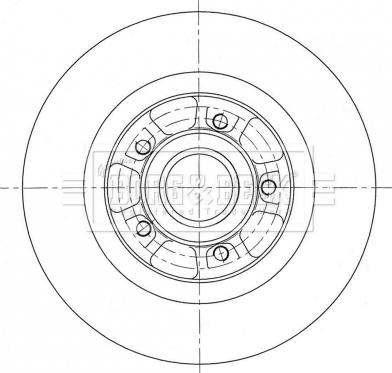 Borg & Beck BBD6069S - Jarrulevy inparts.fi