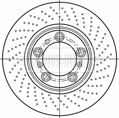 Borg & Beck BBD6064S - Jarrulevy inparts.fi