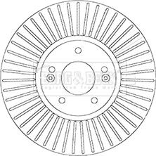 Borg & Beck BBD6065S - Jarrulevy inparts.fi