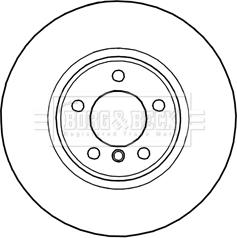 Borg & Beck BBD6010S - Jarrulevy inparts.fi