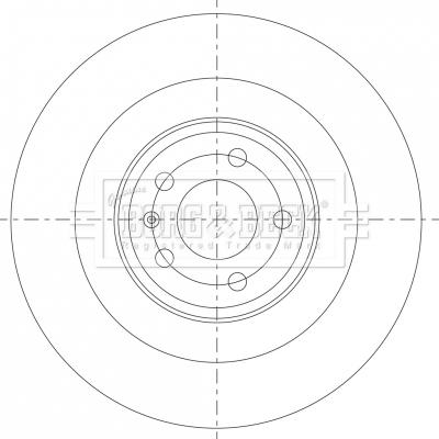 Borg & Beck BBD6085S - Jarrulevy inparts.fi