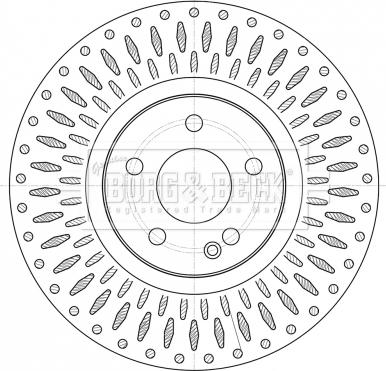 Borg & Beck BBD6081S - Jarrulevy inparts.fi