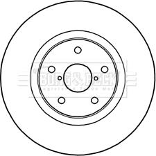 Borg & Beck BBD6035S - Jarrulevy inparts.fi