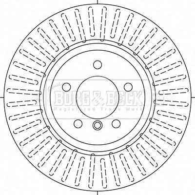 Borg & Beck BBD6031S - Jarrulevy inparts.fi