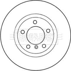 Borg & Beck BBD6033S - Jarrulevy inparts.fi