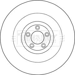 Borg & Beck BBD6024S - Jarrulevy inparts.fi