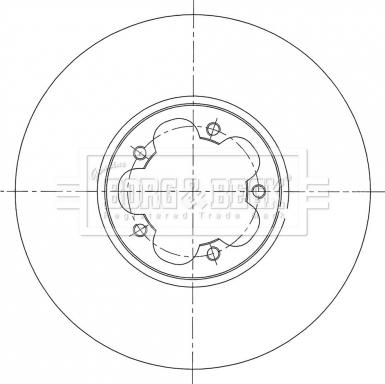 Borg & Beck BBD6074S - Jarrulevy inparts.fi