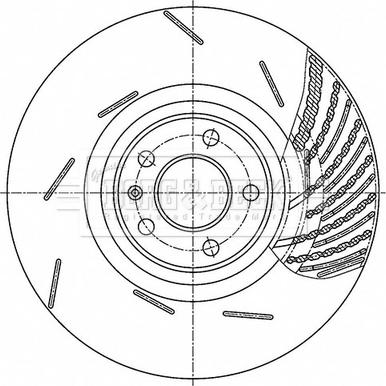 Borg & Beck BBD6199S - Jarrulevy inparts.fi