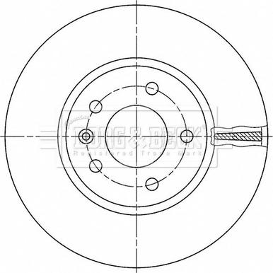 Borg & Beck BBD6193S - Jarrulevy inparts.fi