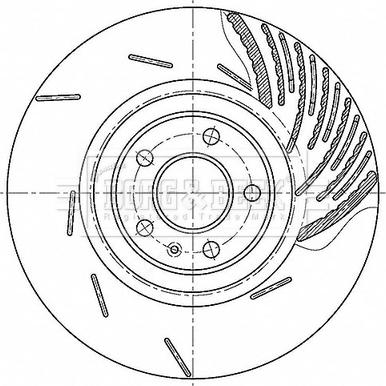 Borg & Beck BBD6197S - Jarrulevy inparts.fi