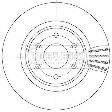 Borg & Beck BBD6146S - Jarrulevy inparts.fi