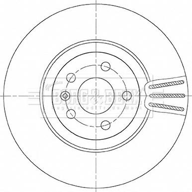 Borg & Beck BBD6148S - Jarrulevy inparts.fi