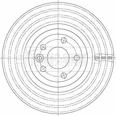 Borg & Beck BBD6143S - Jarrulevy inparts.fi