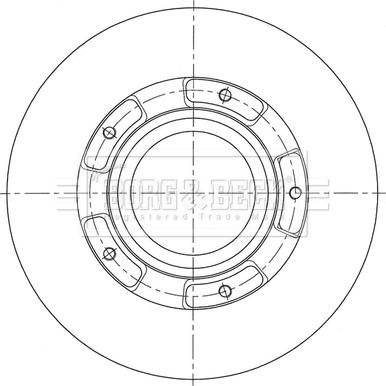 Borg & Beck BBD6155S - Jarrulevy inparts.fi