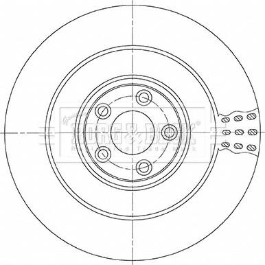 Borg & Beck BBD6151S - Jarrulevy inparts.fi