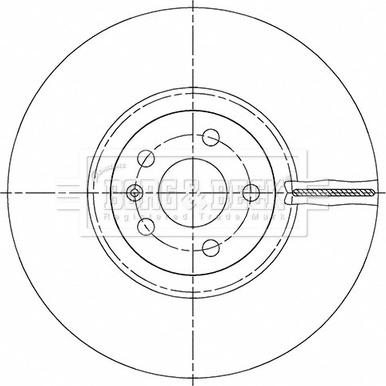 Borg & Beck BBD6165S - Jarrulevy inparts.fi