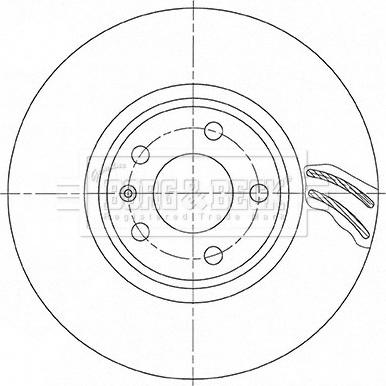 Borg & Beck BBD6163S - Jarrulevy inparts.fi