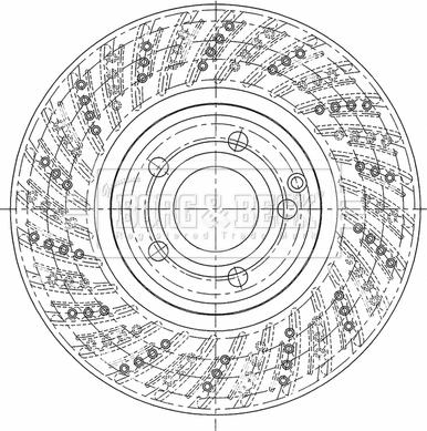 Borg & Beck BBD6116S - Jarrulevy inparts.fi