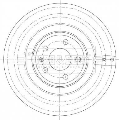 Borg & Beck BBD6122S - Jarrulevy inparts.fi