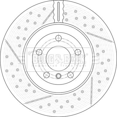 Borg & Beck BBD6171S - Jarrulevy inparts.fi