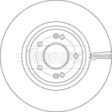 Borg & Beck BBD6257S - Jarrulevy inparts.fi