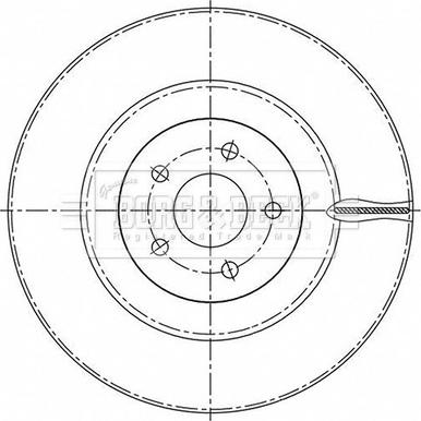 Borg & Beck BBD6209S - Jarrulevy inparts.fi