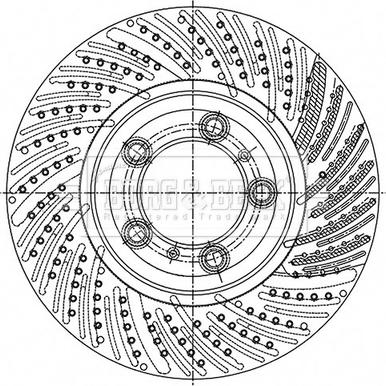 Borg & Beck BBD6204S - Jarrulevy inparts.fi