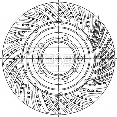 Borg & Beck BBD6206S - Jarrulevy inparts.fi