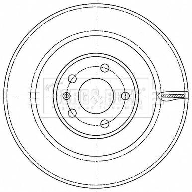 Borg & Beck BBD6203S - Jarrulevy inparts.fi