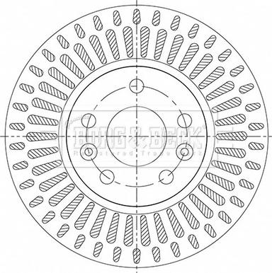 Borg & Beck BBD6213S - Jarrulevy inparts.fi