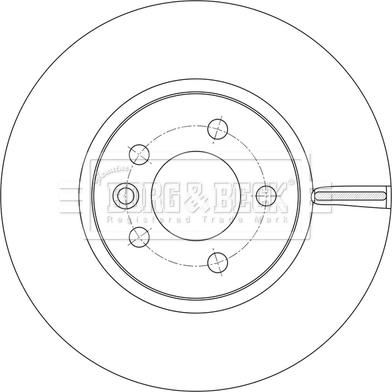 Borg & Beck BBD6233S - Jarrulevy inparts.fi